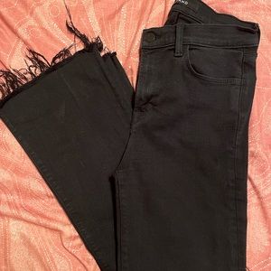 J Brand Black flare jeans